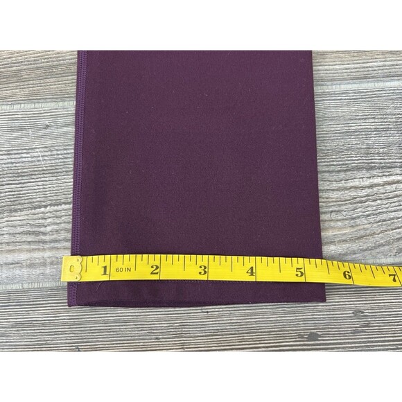 Fabletics Define Powerhold Cropped Leggings Sz Med Mid Rise Eggplant Purple Yoga - Picture 10 of 13